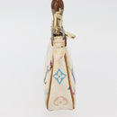 LOUIS VUITTON Monogram Multicolor Pochette Pouch White M92649 LV Auth 166270-5