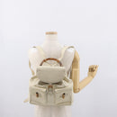 GUCCI Bamboo Backpack Leather Ivory Gold 003 2058 0016 Auth 166281-26