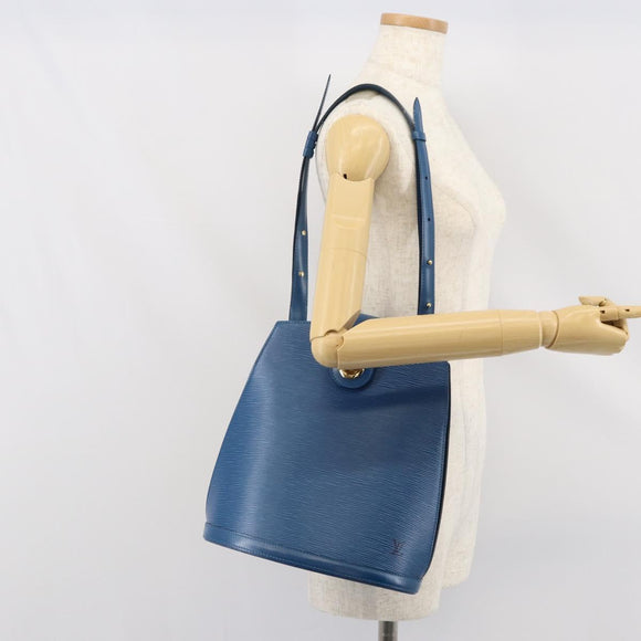 LOUIS VUITTON Epi Cluny Schoudertas Blauw M52255 LV Auth 166287