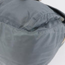 PRADA Shoulder Bag Nylon Light Blue Silver Auth 166289-15
