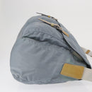 PRADA Shoulder Bag Nylon Light Blue Silver Auth 166289-3
