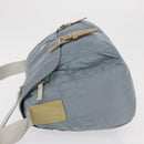 PRADA Shoulder Bag Nylon Light Blue Silver Auth 166289-4