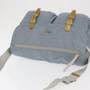 PRADA Shoulder Bag Nylon Light Blue Silver Auth 166289-6
