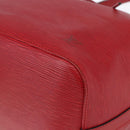LOUIS VUITTON Epi Petit Noe Shoulder Bag Red M44107 LV Auth 166292-9