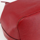 LOUIS VUITTON Epi Petit Noe Shoulder Bag Red M44107 LV Auth 166292-14
