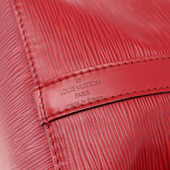 LOUIS VUITTON Epi Petit Noe Shoulder Bag Red M44107 LV Auth 166292