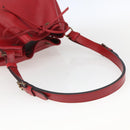 LOUIS VUITTON Epi Petit Noe Shoulder Bag Red M44107 LV Auth 166292-7