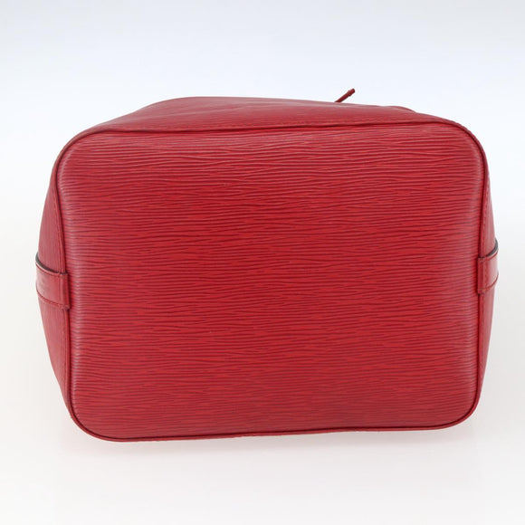 LOUIS VUITTON Epi Petit Noe Shoulder Bag Red M44107 LV Auth 166292