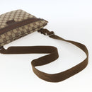 GUCCI GG Canvas Shoulder Bag Beige Silver 90476 Auth 166293-7