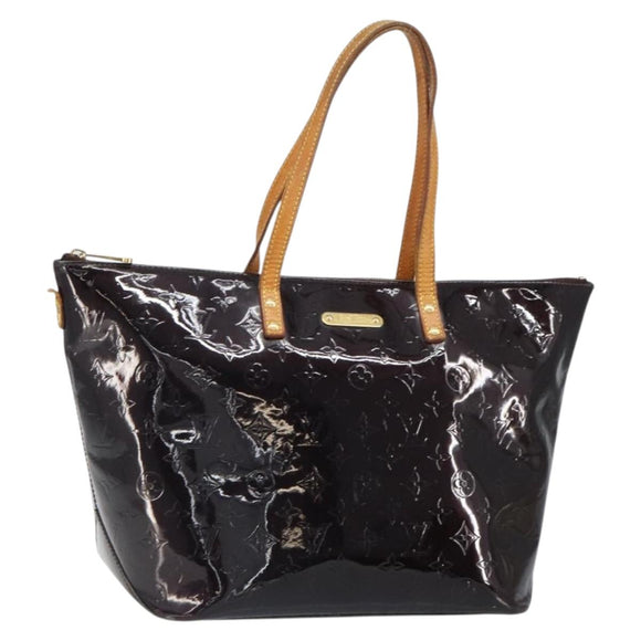 LOUIS VUITTON Monogram Vernis Bellevue GM Tote Bag Amarante M93589 Auth 166294