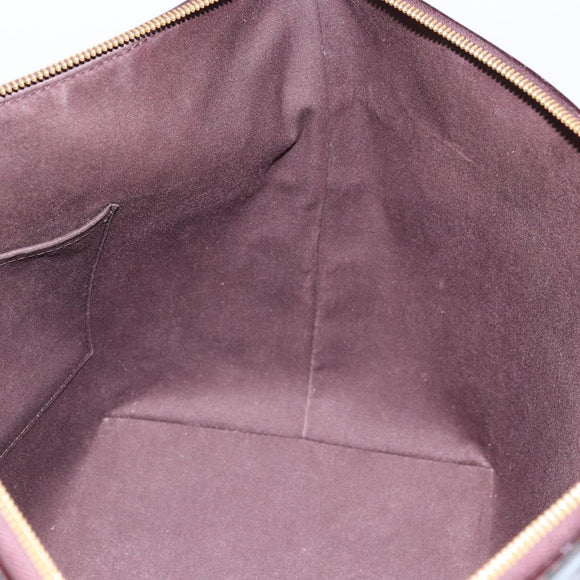 LOUIS VUITTON Monogram Vernis Bellevue GM Tote Bag Amarante M93589 Auth 166294