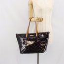 LOUIS VUITTON Monogram Vernis Bellevue GM Tote Bag Amarante M93589 Auth 166294-22
