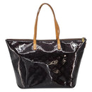 LOUIS VUITTON Monogram Vernis Bellevue GM Tote Bag Amarante M93589 Auth 166294-2