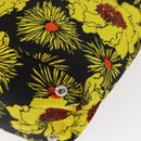 PRADA Tote Bag Nylon 2way Yellow Silver Auth 166303-17
