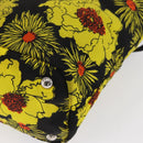 PRADA Tote Bag Nylon 2way Yellow Silver Auth 166303-9