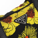 PRADA Tote Bag Nylon 2way Yellow Silver Auth 166303-19