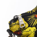 PRADA Tote Bag Nylon 2way Yellow Silver Auth 166303-10