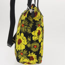 PRADA Tote Bag Nylon 2way Yellow Silver Auth 166303-3