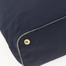 PRADA Tote Bag Nylon Navy Gold Auth 166304-15