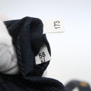 PRADA Tote Bag Nylon Navy Gold Auth 166304-12