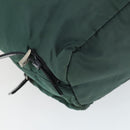 PRADA Rugzak Nylon Groen Zilver Origineel 166306-17