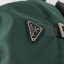 PRADA Rugzak Nylon Groen Zilver Origineel 166306-18