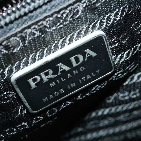 PRADA Rugzak Nylon Groen Zilver Origineel 166306
