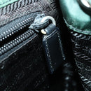 PRADA Rugzak Nylon Groen Zilver Origineel 166306-24