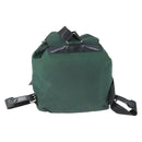 PRADA Rugzak Nylon Groen Zilver Origineel 166306-2