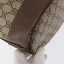 GUCCI GG Supreme Web Sherry Line Bag PVC Beige Gold 164 02 085 Auth 166308-16