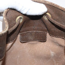 GUCCI GG Supreme Web Sherry Line Bag PVC Beige Gold 164 02 085 Auth 166308-19