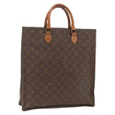 LOUIS VUITTON Monogram Sac Plat Hand Bag M51140 LV Auth 166309-1