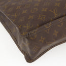 LOUIS VUITTON Monogram Sac Plat Hand Bag M51140 LV Auth 166309-14