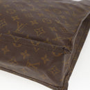 LOUIS VUITTON Monogram Sac Plat Hand Bag M51140 LV Auth 166309-15