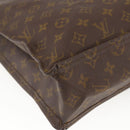 LOUIS VUITTON Monogram Sac Plat Hand Bag M51140 LV Auth 166309-16
