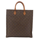 LOUIS VUITTON Monogram Sac Plat Hand Bag M51140 LV Auth 166309-13