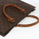 LOUIS VUITTON Monogram Sac Plat Hand Bag M51140 LV Auth 166309-6