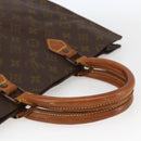 LOUIS VUITTON Monogram Sac Plat Hand Bag M51140 LV Auth 166309-7