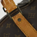 LOUIS VUITTON Monogram Keepall 55 Boston Bag M41424 LV Auth 166310-18