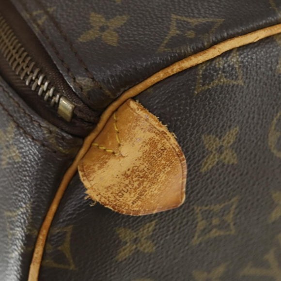 LOUIS VUITTON Monogram Keepall 55 Boston Bag M41424 LV Auth 166310
