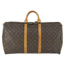 LOUIS VUITTON Monogram Keepall 55 Boston Bag M41424 LV Auth 166310-2