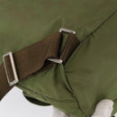 PRADA Backpack Nylon Green Silver Auth 166315-18