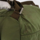 PRADA Backpack Nylon Green Silver Auth 166315-9