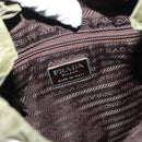 PRADA Backpack Nylon Green Silver Auth 166315-20