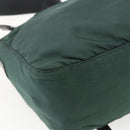PRADA Shoulder Bag Nylon Green Silver Auth 166324-16