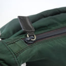 PRADA Shoulder Bag Nylon Green Silver Auth 166324-18