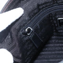 PRADA Shoulder Bag Nylon Green Silver Auth 166324-21