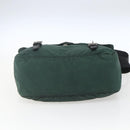 PRADA Shoulder Bag Nylon Green Silver Auth 166324-5