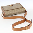 CELINE Macadam Canvas Shoulder Bag PVC Beige Gold Auth 166326-7