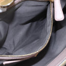 Miu Miu Matelasse Shoulder Bag Leather Gray Gold Auth 166328-22